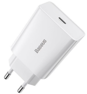 Зображення МЗП Baseus Speed Mini Quick Charger 1C 20W EU White