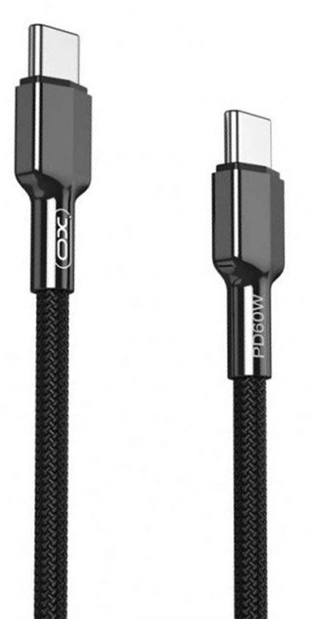 Изображение XO USB Cable NB-Q183B PD 60W 3A Fast charge Type-C - Type-C 1m black