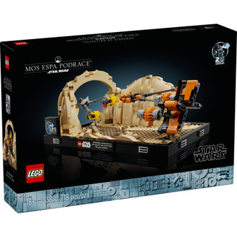 Изображение Конструктор Lego Star Wars Діорама Mos Espa Podrace 718 деталей (75380)