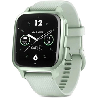 Изображение Смарт-часы Garmin Venu Sq 2 Metallic Mint Aluminum Bezel (010-02701-12)