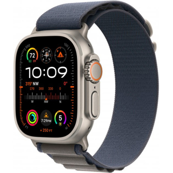 Изображение Смарт-часы Apple Watch Ultra 2 GPS   Cellular, 49mm Titanium Case with Blue Alpine Loop - Medium (MREP3UL/A)