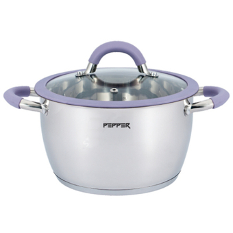 Изображение Кастрюля Pepper Purple Iris Silicone 20 см 3,2 л PR-1109-20 (107795)