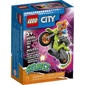 Изображение Конструктор Lego City Каскадерський мотоцикл ведмедя