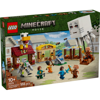 Изображение Конструктор Lego Minecraft Напад на село з повітряною кулею Ґаст (21273)