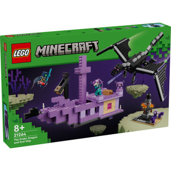 Изображение Конструктор Lego Minecraft Дракон Енду і Корабель Краю (21264)