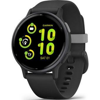 Изображение Смарт-часы Garmin Vivoactive 5 Slate Aluminium Bezel with Black CaseS (010-02862-10)
