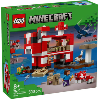Изображение Конструктор Lego Minecraft Грибний будинок (21270)