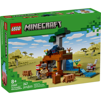 Изображение Конструктор Lego Minecraft Шахтна експедиція Броненосець (21269)