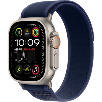 Изображение Смарт-часы Apple Watch Ultra 2 2024 GPS   Cellular 49mm Natural Titanium Case with Blue Trail Loop (MX4L3UL/A)