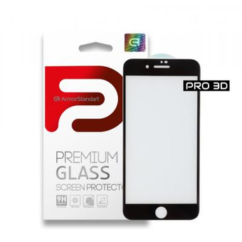 Зображення Захисне скло Armorstandart Pro 3D для Apple iPhone 8/7 Black (ARM55364-GP3D-BK)