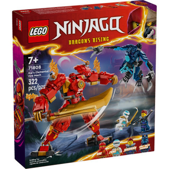 Изображение Конструктор Lego NINJAGO Робот вогняної стихії Кая 322 деталей (71808)