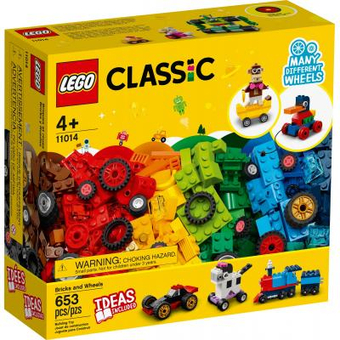 Изображение Конструктор Lego Classic Кубики и колеса (11014)