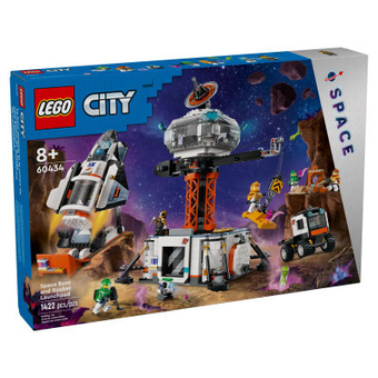 Изображение Конструктор Lego City Космічна база й стартовий майданчик для ракети 1422 деталей (60434)