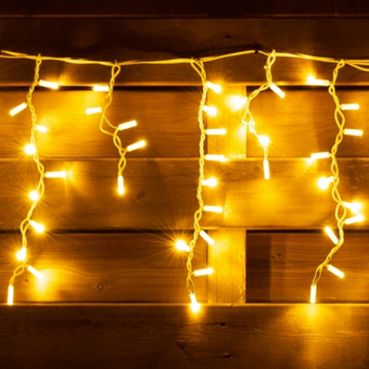Зображення Гірлянда Novogod`ko бахрома 84 LED, теплый белый, 2,1*0,7м, 8 режимов (973770)