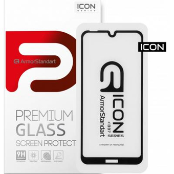 Зображення Захисне скло Armorstandart Icon Nokia 2.2 Black (ARM55836-GIC-BK)