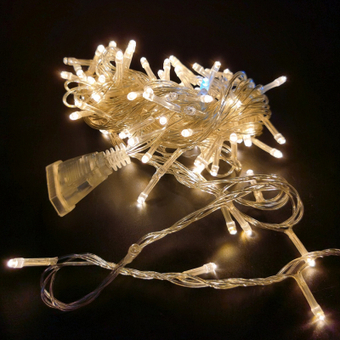Зображення Гірлянда Novogod`ko нить, 100 LED, теплый белый, 5 м, мерцание (973764)