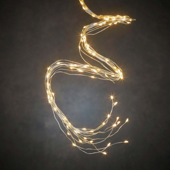 Зображення Гірлянда Luca Lighting Охапка струн 3 м, серебряная струна теплый белый (8718861853391)