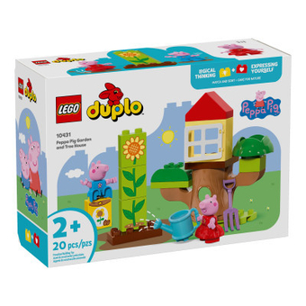 Изображение Конструктор Lego DUPLO Peppa Pig Сад і будиночок на дереві Пеппи (10431)