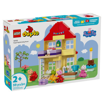 Изображение Конструктор Lego DUPLO Peppa Pig Святковий будинок Пеппи (10433)
