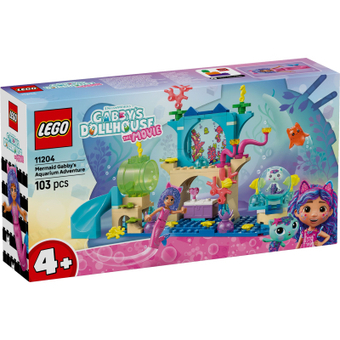 Изображение Конструктор Lego Gabby's Dollhouse Акваріумні пригоди русалоньки Ґаббі (11204)