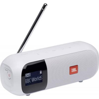 Изображение Портативна колонка JBL Tuner 2 FM White (TUNER2WHT)