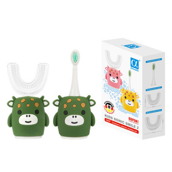 Изображение Зубная щетка AHealth KIDS SONIC SMILE 2 Green (AHkss2g)