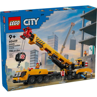 Изображение Конструктор Lego City Жовтий пересувний будівельний кран (60409)