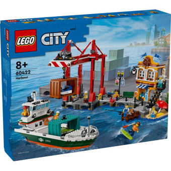 Изображение Конструктор Lego City Морська гавань із вантажним судном (60422)