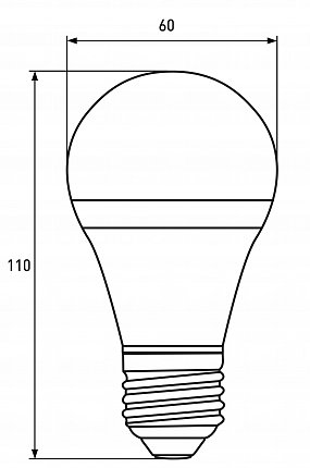 Лампочка Euroelectric LED Лампа ЕКО серія  фото №3