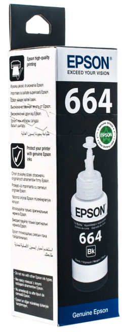 Чорнила для принтера Epson 664 black (70мл) L100/L200 (C13T66414A) фото №2