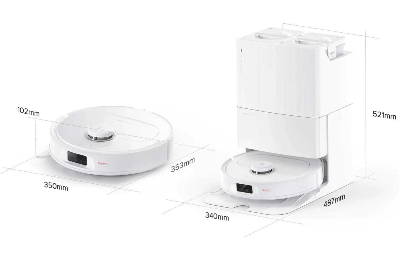Пилосос робот RoboRock Q REVO MAXV WHITE QRMV02-00 фото №3
