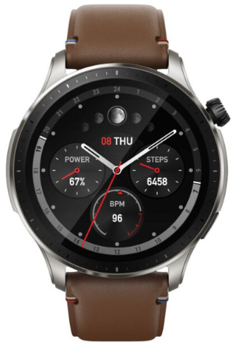 Smart часы Poco Amazfit GTR 4 Vintage Brown Leather