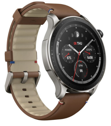 Smart часы Poco Amazfit GTR 4 Vintage Brown Leather фото №3