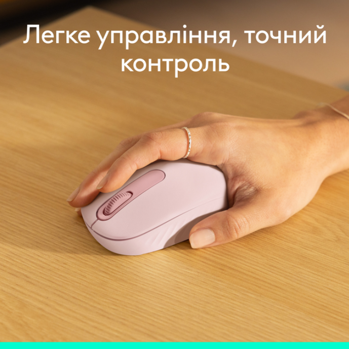 Компьютерная мыш Logitech M196 Bluetooth Rose (910-007461) фото №3