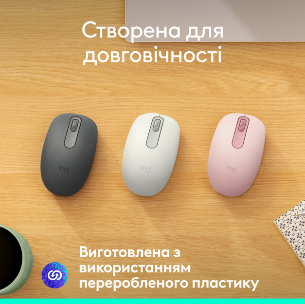 Компьютерная мыш Logitech M196 Bluetooth Rose (910-007461) фото №5
