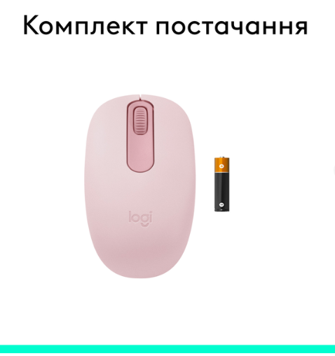 Компьютерная мыш Logitech M196 Bluetooth Rose (910-007461) фото №9