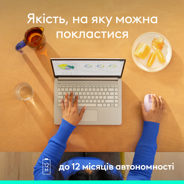 Компьютерная мыш Logitech M196 Bluetooth Rose (910-007461) фото №8
