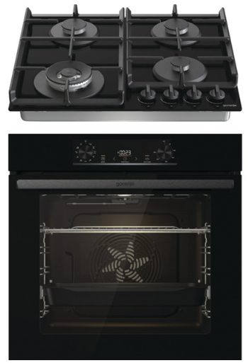 Духовой шкаф Gorenje Духова шафа   варильна поверхня газова Gorenje SET_BO6735E05B_GTW64