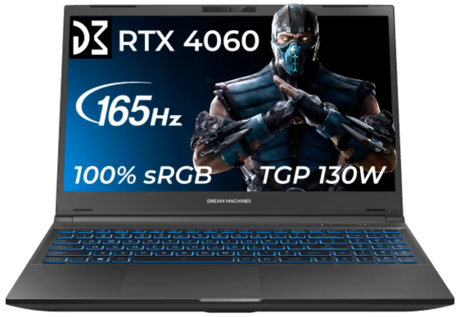 Ноутбук Dream Machines CI7-13620H (RG4060-15UA50) Black