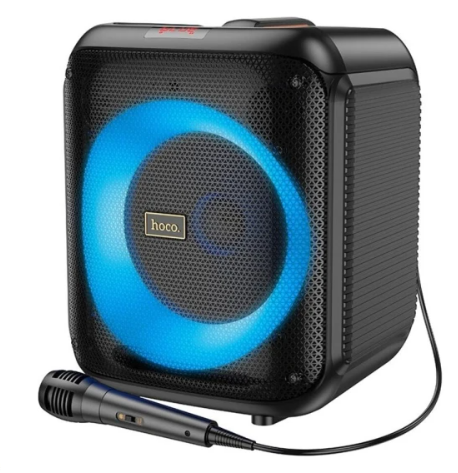 Портативна колонка Hoco HA1 Graceful outdoor BT speaker Black фото №2
