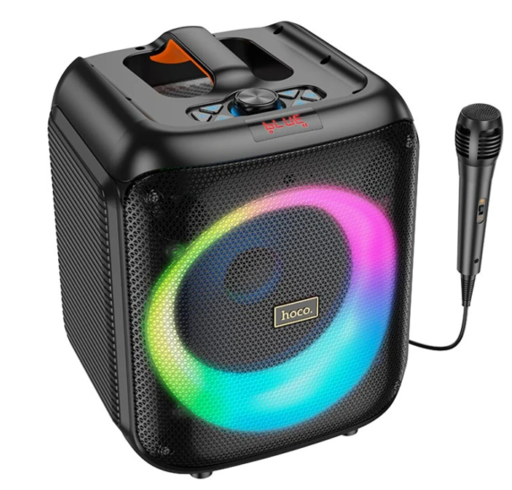 Портативна колонка Hoco HA1 Graceful outdoor BT speaker Black