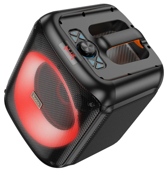 Портативна колонка Hoco HA1 Graceful outdoor BT speaker Black фото №3
