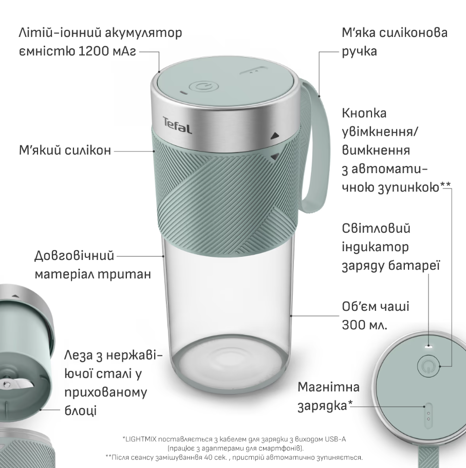 Блендер Tefal BL1C0430 фото №10