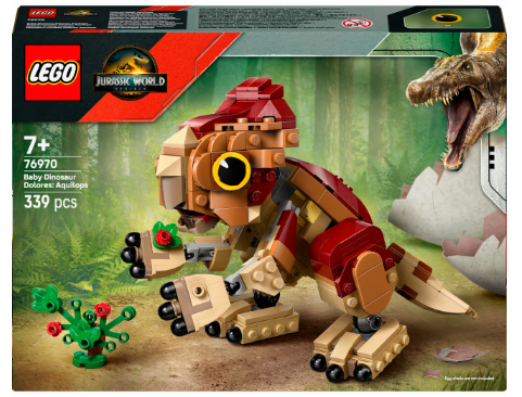 Конструктор Lego Jurassic World Динозаврик Dolores: Аквілопс