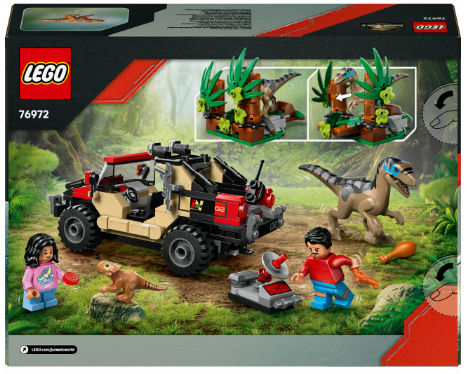 Конструктор Lego Jurassic World Втеча по бездоріжжю від раптора фото №3