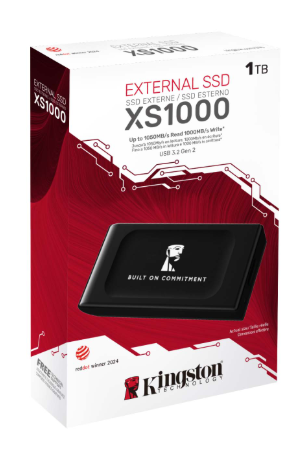 Зовнішній жорсткий диск Kingston 1TB USB 3.2 Gen2 Type-C 3D NAND XS1000 фото №3