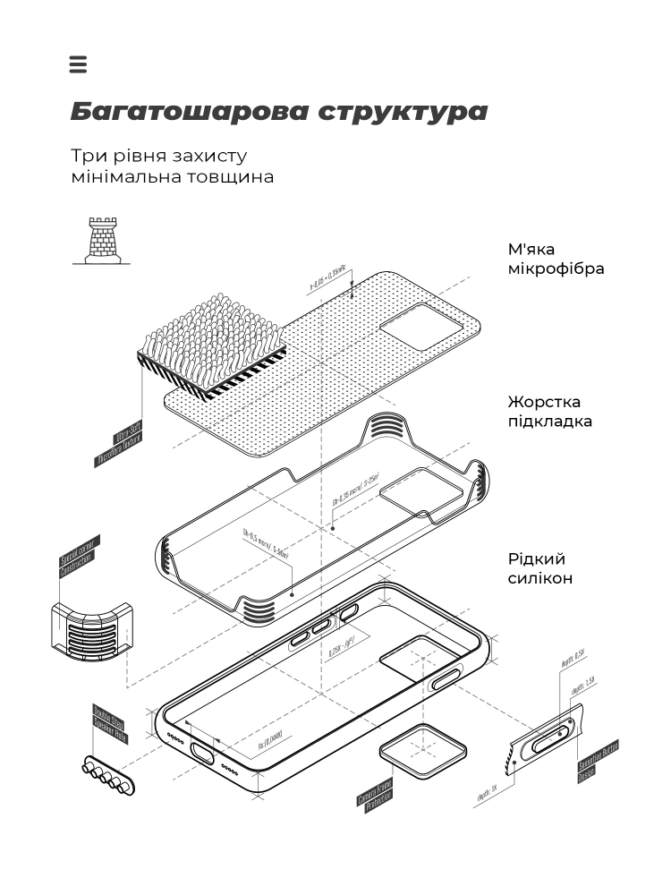 Чехол для телефона Armorstandart ICON для Xiaomi Redmi 14C 4G / Redmi A4 / Poco C75 Camera cover Dark Green (ARM81634) фото №3