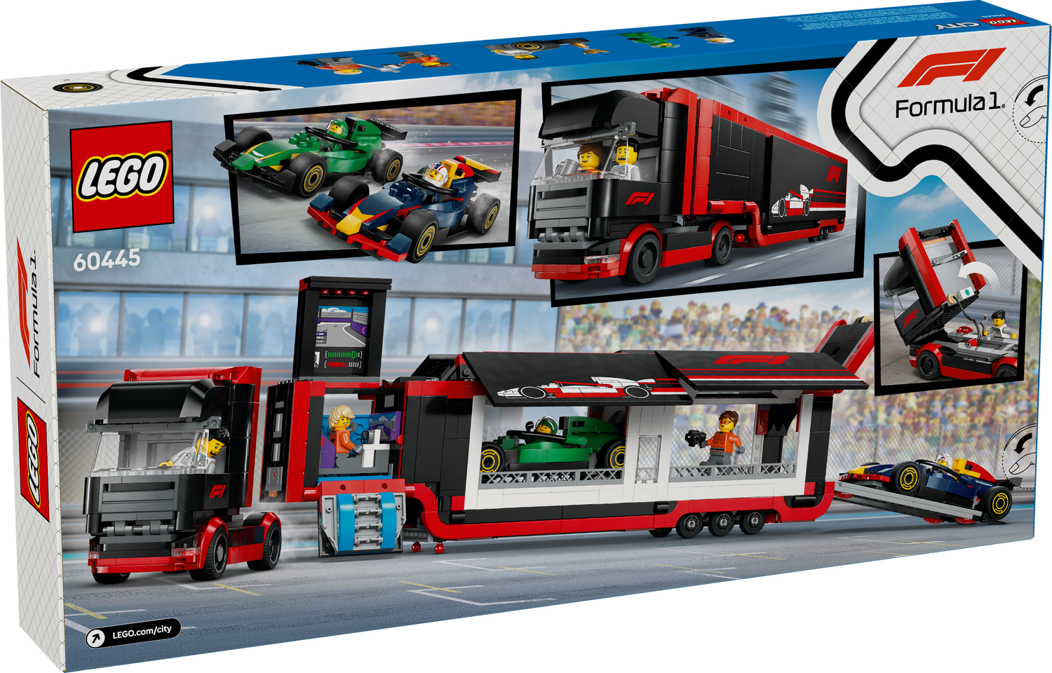 Конструктор Lego City Вантажівка F1 з автомобілями RB20 та AMR24 фото №12
