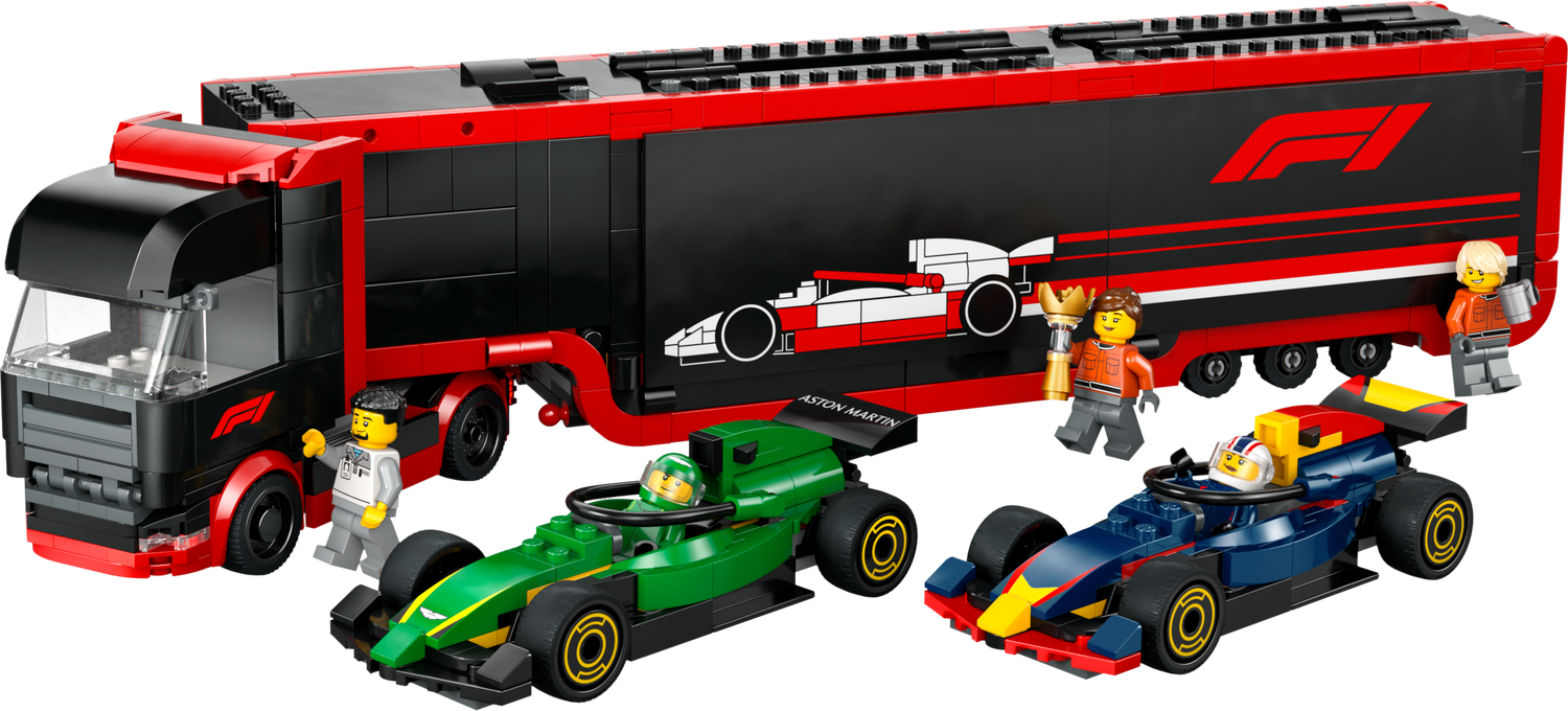 Конструктор Lego City Вантажівка F1 з автомобілями RB20 та AMR24 фото №2