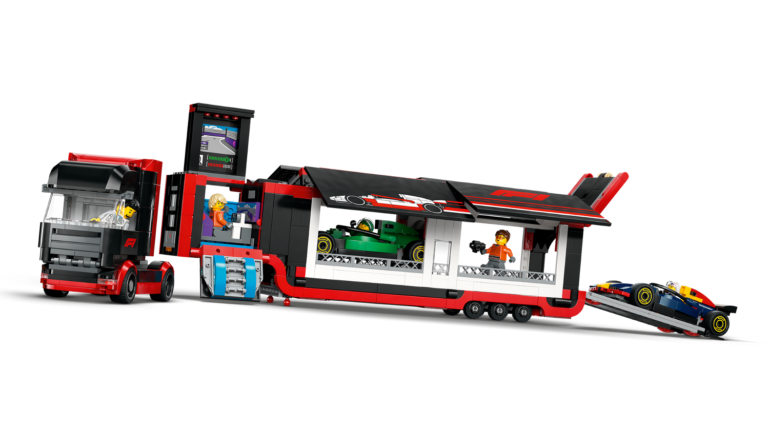 Конструктор Lego City Вантажівка F1 з автомобілями RB20 та AMR24 фото №4